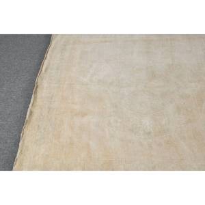Alfombra tradicional ecológica de lana Beige moderna, 4,8x11 pies, tejido plano turco, patrón de retazos, comedor con respaldo de látex - Product Image 4