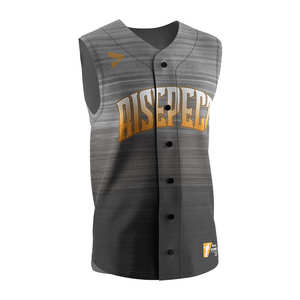 Premium Men's <b>Baseball</b> Jersey Polyester Eco-friendly, Factory Direct Custom Logo - Product Image 3