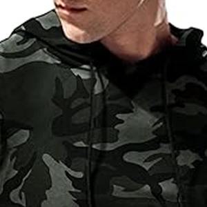 เสื้อกล้ามผู้ชายผ้าฝ้ายแขนกุดมีฮู้ด - Product Image 2