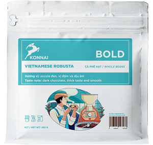Buen precio y granos de café tostados Robusta vietnamitas de alta calidad envasados en 250gr - Product Image 3
