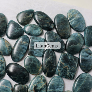 Apatitas 100% Naturales del Lago Baikal, Rusia! Lote de Cabujones de Apatita Hechos a Mano a Precio de Mayoreo, Piedras para la Fabricación de Joyas, Anillos y Colgantes - Product Image 4