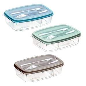 Contenitore in plastica Danube con coperchio rettangolare (Plastic 1203) - Product Image 1