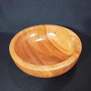 Ensaladera de madera de estilo bohemio moderno hecha a mano de alta calidad, altamente pulida para servir sopa, fideos, utensilios de cocina de cuerno tallado - Product Image 2