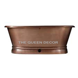 Baignoire en métal cuivré faite à la main à forte demande Baignoires de finition marron de forme unique disponibles à un prix exceptionnel - Product Image 1