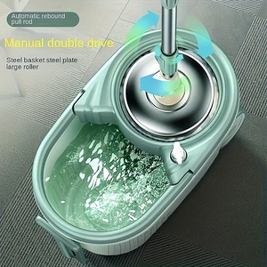 Filet de vadrouille automatique à double entraînement écologique pour un usage domestique Solution des gens paresseux de Dieu Rotation et déchargement mains libres - Product Image 5