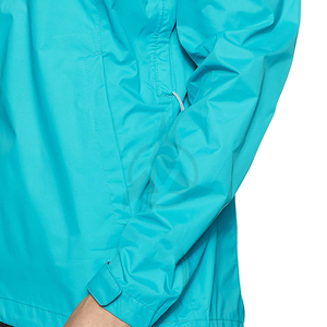 Chaquetas cortavientos con capucha con cremallera para mujer Chaquetas impermeables hechas de poliéster de nailon Precio barato Personalización OEM - Product Image 5