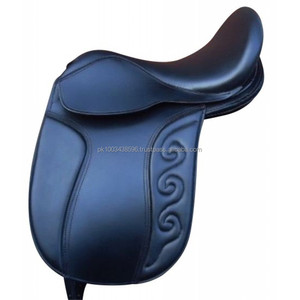 ชุดเดรสภาษาอังกฤษสีดำ/น้ำตาลทนทานไร้โครง GP กระเป๋าหนังสำหรับม้า - Product Image 5