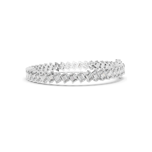 7.52 CT Lab Grown Diamond Tennis Bracelet <b>Emerald</b> Cut 18KT, 14KT, 10KT Gold & 925 Silver Rose, Yellow, White Gold Options - Product Image 5