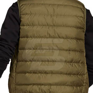 Gilet bouffant sans manches résistant à l'eau pour hommes veste en toile chaude d'hiver en plein air rembourrage en nylon vêtements d'extérieur grande taille - Product Image 3
