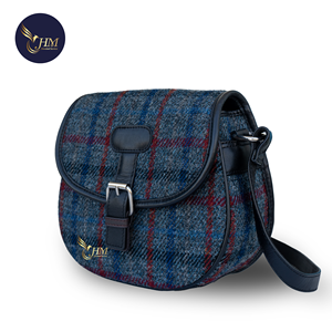 Bolso Bandolera de Lana de Lujo con Detalles en Cuero Genuino, Duradero y Ligero para Uso Diario - Product Image 2