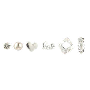 Girls Fancy Ear <b>Tops</b> - <b>Silver</b> - Product Image 2