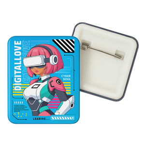 Recuerdo Barato con Logotipo Personalizado, Insignia de Botón de Dibujos Animados con Impresión de Logotipo, Imán - Product Image 5