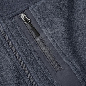 Men's Casual High Quality Windproof Breathable Quick Dry Zipper Polar <b>Fleece</b> Jacket OEM Service Custom Colors Plus Size Stand - Product Image 5