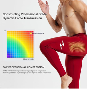 Pantalones de Compresión Deportivos para Hombre, Mallas para Correr, Leggings Atléticos, Pantalones de Gimnasio, Ropa Interior de Capa Base - Product Image 4