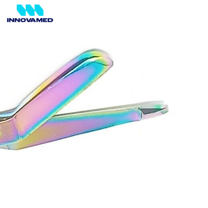 INNOVAMED 4,5 Rainbow Multi-Color Tijeras de vendaje quirúrgico Instrumento manual de acero inoxidable - Product Image 5