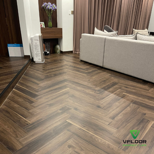 Suelo de espiga Spc 5mm 6mm 7mm 8mm Suelo de vinilo impermeable Spc Fábrica de Vietnam Suelo de vinilo - Product Image 5