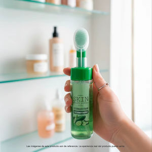 Nettoyant Visage Exfoliant en Silicone pour le Démaquillage et le Nettoyage en Profondeur, Gel Nettoyant au Concombre, Citron et Rose pour les Soins de la Peau - Product Image 4