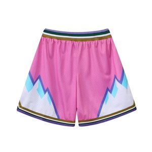 Pantalones cortos de baloncesto de malla sublimada de alta calidad personalizados de fábrica entrenamiento Fitness gimnasio comodidad cintura elástica pantalones cortos Casuales - Product Image 2