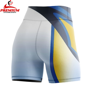 กางเกงขาสั้นรัดรูปสำหรับผู้หญิง ชุดกีฬา วิ่ง ปั่นจักรยาน กางเกงออกกำลังกายเอวยางยืด กระชับสัดส่วน สำหรับผู้หญิงและเด็กผู้หญิง - Product Image 2