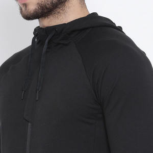 Sudaderas con capucha y pantalones para hombre, chándal masculino con logotipo personalizado y cremallera, venta al por mayor - Product Image 6