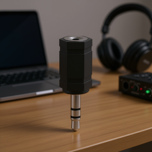 Adaptadores y Conectores de Audio ESSENTIAL Micro Jack Mini Jack Negros, ID del Producto 00205199 - Product Image 3