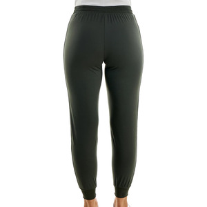 กางเกงวอร์มผ้าคอตตอน/โพลีเอสเตอร์สำหรับผู้หญิงมีกระเป๋ากางเกงด้านข้างมาใหม่โลโก้สไตล์เรียบ - Product Image 2