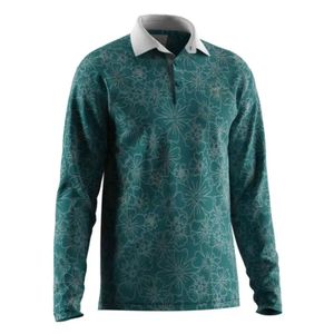 Chemises de golf en polyester et élasthanne avec logo personnalisé, respirantes, grandes tailles, décontractées, pour polo avec t-shirts à sublimation unie - Product Image 4