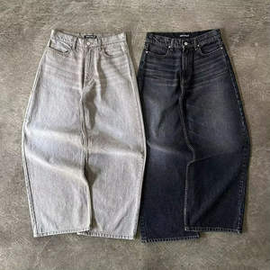 <b>Men</b> 100% Cotton 14 Oz Denim Baggy Pants Manufacturer Oem Streetwear <b>Mens</b> Wide Leg <b>Jeans</b> <b>Jean</b> Large - Product Image 2