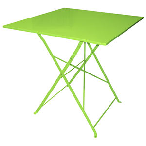 Mesa Cuadrada Plegable de Metal de Estilo Minimalista, Muebles de Exterior - Product Image 1