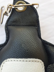 Leurre en forme de moineau en cuir de haute qualité pour fauconnerie portable avec creance et ligne en bois - Product Image 3