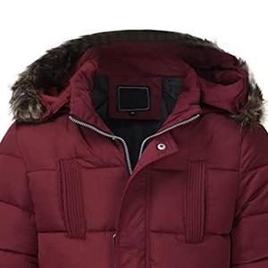 Vêtement d'extérieur chaud de style classique de qualité supérieure en gros au Canada, coupe-vent, véritable fourrure de loup, parka d'hiver pour homme, veste en duvet de canard, chaude - Product Image 6