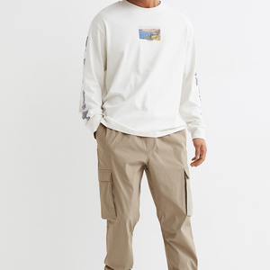 Pantalones cargo 100% poliéster, nuevos pantalones deportivos ajustados para hombre, joggers para hombre - Product Image 2