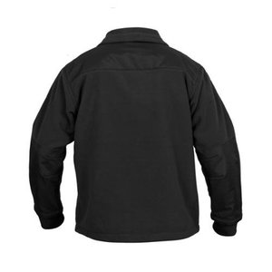 Veste d'hiver pour homme, noire, à manches longues, en polaire respirante, coupe-vent, avec col montant, vêtements de sport d'extérieur, taille adulte - Product Image 2