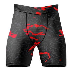 Breathable Pocket Casual Eco-Friendly <b>Men</b> <b>Compression</b> Short Running <b>Tights</b> Quick Dry Lightweight Workout Fitness Sublimation - Product Image 1