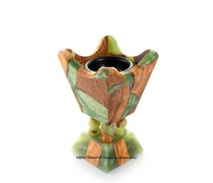 Prix de gros Brûleur de Bakhoor de style marocain Logo personnalisé Bois Résine Mubakhar Porte-encens Décoration d'intérieur Diffuseur d'aromathérapie - Product Image 2