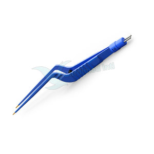 Fórceps bipolares antiadherentes de color personalizados hechos en fábrica más vendidos, abrazadera de plástico ligera de acero inoxidable, fuente de energía eléctrica - Product Image 2