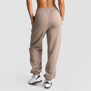 Pantalon OL décontracté d'hiver pour femme, taille haute élastique, 100 % coton, coupe droite, mode, vente en gros 2026 - Product Image 6