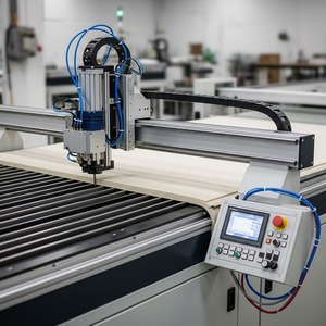 Machine de découpe CNC industrielle, découpe multi-matériaux, haute précision, automatique, carton, cuir, tissu, mousse, caoutchouc - Product Image 6