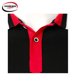 เสื้อยืดโปโลสำหรับผู้ชายเสื้อแขนสั้นระบายอากาศได้พิมพ์ลายสีล้วนเรียบง่ายสีพื้นสำหรับฤดูร้อน - Product Image 4