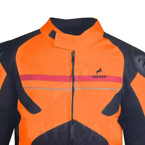 La chaqueta de motocicleta impermeable más Popular para hombres, chaqueta personalizada con cremallera Irregular de Pekín para hombres, chaqueta adecuada para todos los climas - Product Image 4