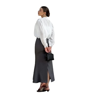 2025กระโปรงหางปลายาวเอวสูงทรงสลิมฟิตเอวสูงของผู้หญิงแฟชั่นใหม่สำหรับผู้หญิง - Product Image 6