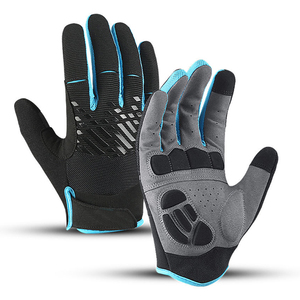 Unisex Full-Finger Cycling <b>Gloves</b> Custom Logo Polyester Cotton <b>Touch</b> Screen Function Breathable for Casual Outdoor Sports - Product Image 6