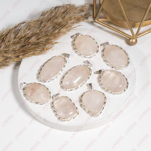 Fournisseur indien leader de bijoux de mode de qualité supérieure pour les fêtes, pendentifs en pierre de soleil en forme de cœur, vente en gros - Product Image 1