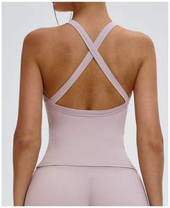 เสื้อกล้ามทรงเข้ารูป คอวี ผ้าริบ ถักทออย่างดี สีพื้น สำหรับผู้หญิง ขายส่งตามสั่ง - Product Image 6