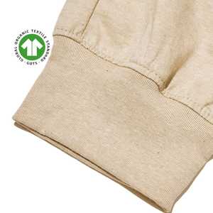 Pantalones de Jogger de algodón orgánico para mujer-Natural, jersey de 5,4 oz, transpirable con cintura elástica y puños de pierna acanalados - Product Image 1