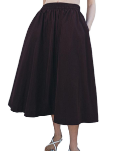 Falda plisada marrón elegante para mujer, novedad en ropa de oficina y salidas informales, disponible a precio asequible - Product Image 4