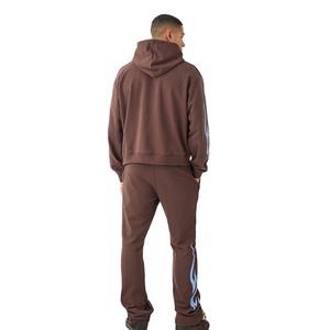 กางเกงจ็อกเกอร์ผู้ชาย ดีไซน์ล่าสุด แฟชั่นพิมพ์ลาย มีเชือกผูก กระเป๋าสองช่อง ผ้าแคนวาส 280 GSM ใส่สบาย สไตล์ลำลองสำหรับฤดูใบไม้ร่วง รับสกรีนโลโก้ - Product Image 3