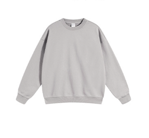 เสื้อสเวตเชิ้ตฮิปฮอปปักโลโก้แบบกำหนดเอง ผ้าฝ้ายเฟรนช์เทอร์รี่ ระบายอากาศได้ดี กันยับ ทรงโอเวอร์ไซส์ สำหรับผู้ชาย เหมาะสำหรับฤดูใบไม้ร่วง - Product Image 3