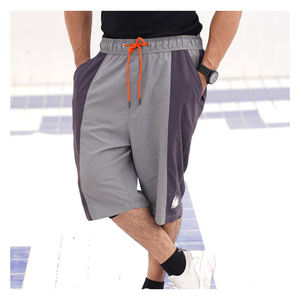 Séchage rapide Halal solide décontracté dentelle peignée Cargo Shorts hommes genou couvrant modeste plage islamique troncs en gros - Product Image 5