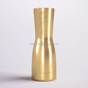 Pot en métal brossé design pour tables d'intérieur Vases à fleurs en métal pour chambre à coucher et décoration intérieure restaurants - Product Image 5